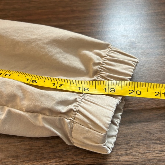 ❤️ H&M Men's Light Tan Hooded Raincoat L - Picture 9 of 10